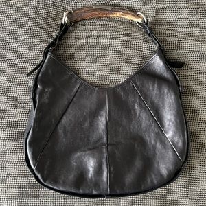 Yves Saint Laurent (YSL) Rive Gauche bag with horn handle
